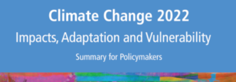 IPCC Climate Change 2022 report