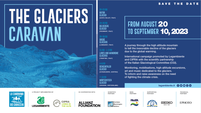 Glaciers Caravan announcement