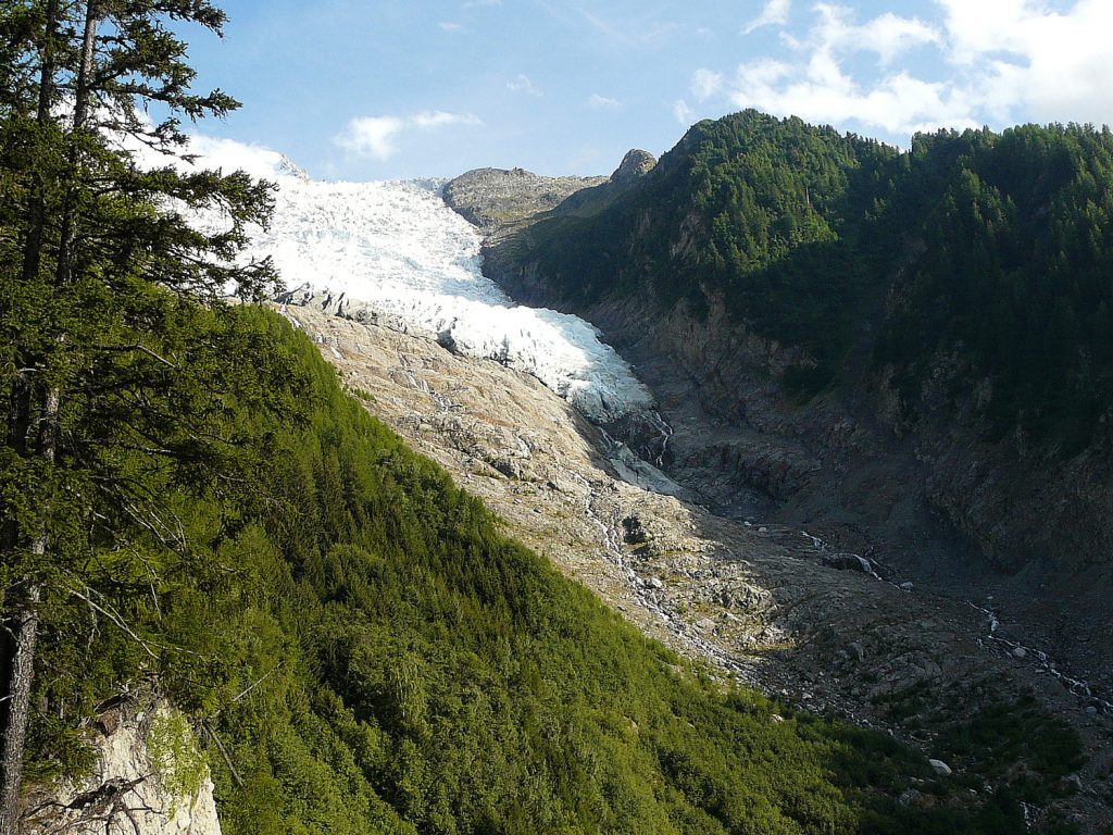 Bossons Glacier in 2011