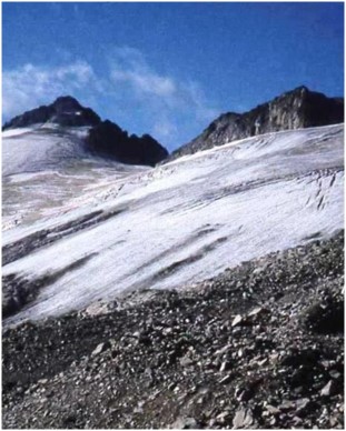 Aneto Glacier in 1986