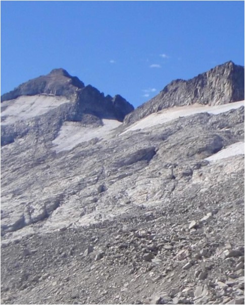 Aneto Glacier in 2002
