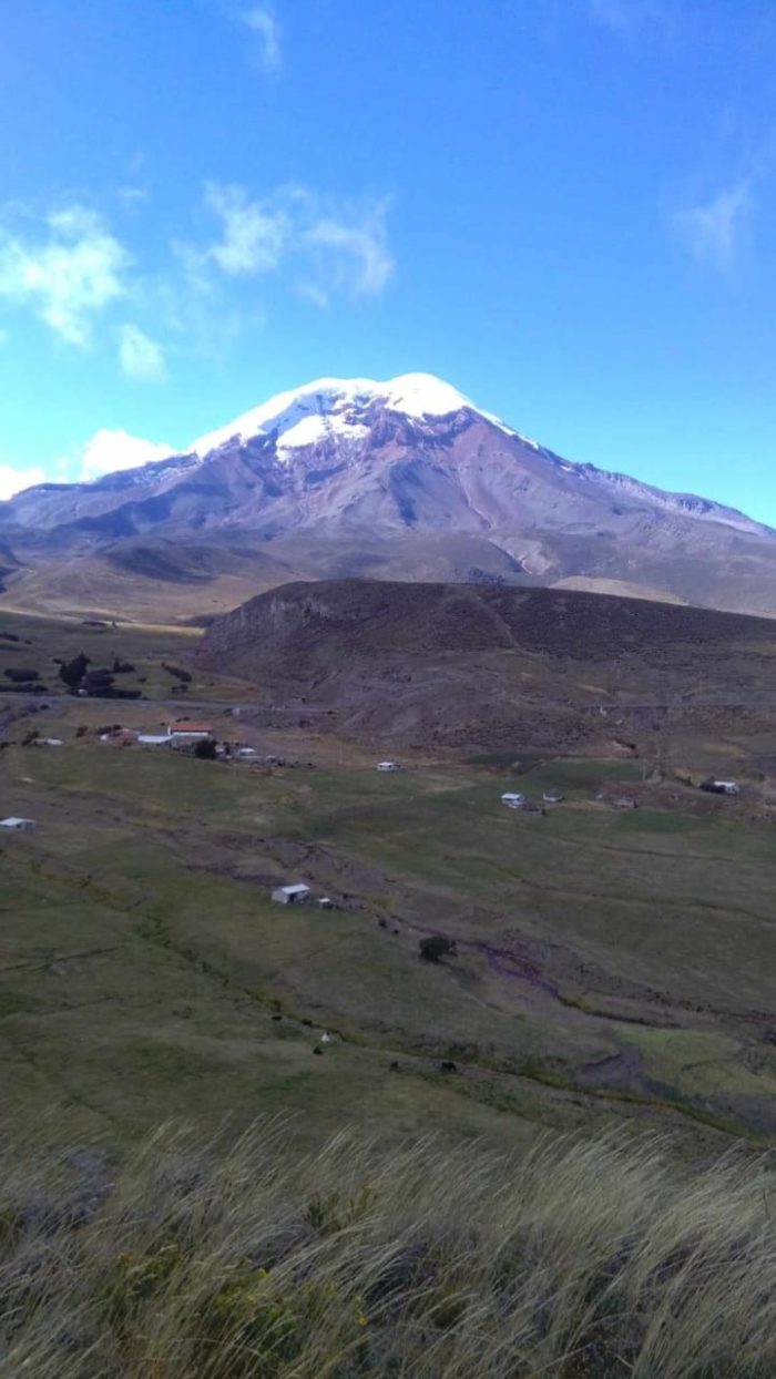 Chimborazo Peak and its glacier, 2023.